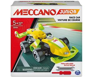 MECCANO Junior Kit de Construction de Voiture de Course pour Enfants à partir de 5 Ans