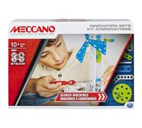 Meccano - KIT D'INVENTIONS - ENGRENAGES - Coffret Inventions Avec Engrenages, 2 Outils et 1 Perforatrice Maker Tool - Jeu de Construction - 6047097 - Jouet Enfant 10 Ans et +