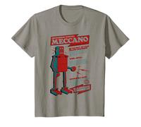 Meccano Modèle Robot Retro Publicité Enfants T-Shirt