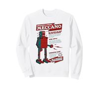 Meccano Modèle Robot Retro Publicité Sweatshirt