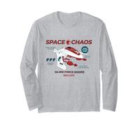 Meccano modélise Space Chaos Silver Force Raider Manche Longue