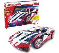 Meccano Supercar 25 en 1 - Coffret de Construction 25 Modèles - 347 pièces dont moteur 6 volts LED outils notice - Kit Activité