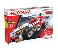 Meccano – Jeu de construction Voiture de course – 10 modèles à construire, 2 outils – Cadeau enfant 8 ans et +