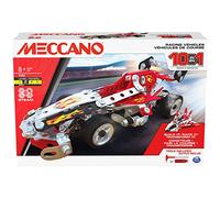 Meccano – Jeu de construction Voiture de course – 10 modèles à construire, 2 outils – Cadeau enfant 8 ans et +