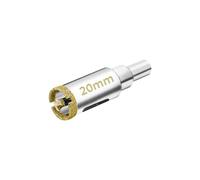 Meccion 20mm Scie Cloche Diamantée avec Mèche Pilote, Foret Trépan Diamant pour Carrelage, Porcelaine, Verre, Marbre et Céramique