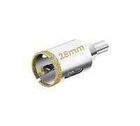 Meccion 28mm Scie Cloche Diamantée avec Mèche Pilote, Foret Trépan Diamant pour Carrelage, Porcelaine, Verre, Marbre et Céramique
