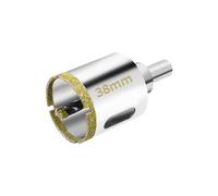 Meccion 38mm Scie Cloche Diamantée avec Mèche Pilote, Foret Trépan Diamant pour Carrelage, Porcelaine, Verre, Marbre et Céramique