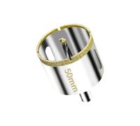 Meccion 50mm Scie Cloche Diamantée avec Mèche Pilote, Foret Trépan Diamant pour Carrelage, Porcelaine, Verre, Marbre et Céramique