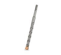 Meccion Foret SDS Plus 16mm x 200mm, Idéal pour Percer Dans le Béton, Brique, Pierre, Maçonnerie - 4 pointes en carbure, Accessoire Marteau Burineur
