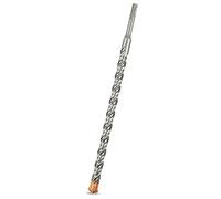 Meccion Foret SDS Plus 18mm x 350mm, Idéal pour Percer Dans le Béton, Brique, Pierre, Maçonnerie - 4 pointes en carbure, Accessoire Marteau Burineur