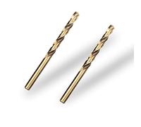 Meccion HSS-Co 2pcs 7.5mm Foret Hélicoïdal Professional Forets à Métaux en Acier Inoxydable, Standard DIN 338