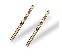 Meccion HSS-Co 2pcs 8.0mm Foret Hélicoïdal Professional Forets à Métaux en Acier Inoxydable, Standard DIN 338