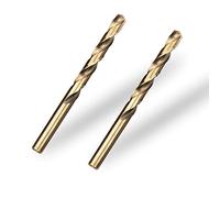 Meccion HSS-Co 2pcs 9.0mm Foret Hélicoïdal Professional Forets à Métaux en Acier Inoxydable, Standard DIN 338