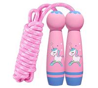 Mecctuck Corde à sauter pour enfants - Corde à sauter de 2,6 m - Corde à sauter réglable - Corde à sauter pour garçons et filles - Pour le fitness et le développement des os