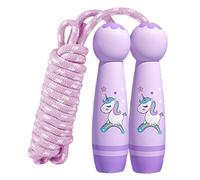 Mecctuck Corde à sauter pour enfants - Corde à sauter de 2,6 m - Corde à sauter réglable - Corde à sauter pour garçons et filles - Pour le fitness et le développement des os