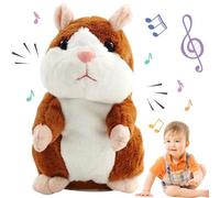 Mecctuck Hamster Parlant, Peluche Qui Parle, Hamster Jouet, Peluche Enfant, Peluche Interactive Bebe, Peluche Qui Repete, Jouet Répété, Cactus Qui Danse et Répète, Jouet pour Bébé Enfant