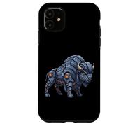 Mech Bison Robot Animal Cyber Creature Design Coque pour iPhone 11