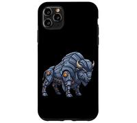 Mech Bison Robot Animal Cyber Creature Design Coque pour iPhone 11 Pro Max
