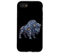 Mech Bison Robot Animal Cyber Creature Design Coque pour iPhone SE (2020) / 7/8