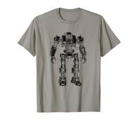 Mech Robot Design / Sketch / Drawing - Black Edition - Robot T-Shirt