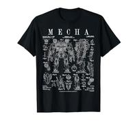 Mecha Mech Robot Vintage Brevet Drôle Science Fiction T-Shirt Graphique avec Valeur