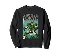 Mecha Robot Fghting Pose Boys Poster Japonais Vintage Tokyo Sweatshirt