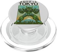 Mecha Robot Powering Up Boys Poster Japonais Vintage Tokyo PopSockets PopGrip pour MagSafe