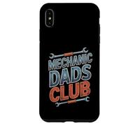 Mechanic Dads Club Fête des Pères Mécanique Drôle Papa Nouveau Papa Coque pour iPhone XS Max