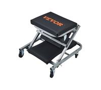 Mechanic Garage Creeper de Pliage Capacité 136kg 2-en-1 pour Réparation Automobile