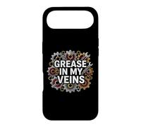 Mechanic Gearhead Engine Grease in My Veins Coque pour iPhone Air