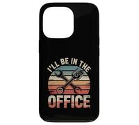 Mechanic I'll Be in The Office T-Shirt pour réparation Automobile Garage Coque pour iPhone 13 Pro