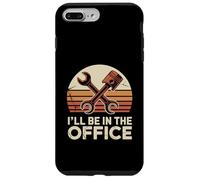 Mechanic I'll Be in The Office T-Shirt pour réparation Automobile Garage Coque pour iPhone 7 Plus/8 Plus