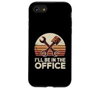 Mechanic I'll Be in The Office T-Shirt pour réparation Automobile Garage Coque pour iPhone SE (2020) / 7/8