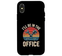 Mechanic I'll Be in The Office T-Shirt pour réparation Automobile Garage Coque pour iPhone X/XS
