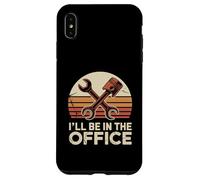 Mechanic I'll Be in The Office T-Shirt pour réparation Automobile Garage Coque pour iPhone XS Max