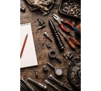 Mechanic’s Workbench Notebook: A Practical Auto Repair Notebook for Job Notes, Diagnostics, Parts, and Service Records (Paperback, 200 pages, 6 x 9 inches)