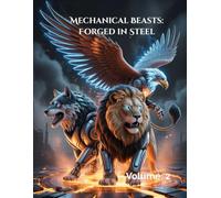 Mechanical Beasts: Forged in Steel: Where Metal Meets Nature: 83 Detailed Biomechanical Creatures to Color