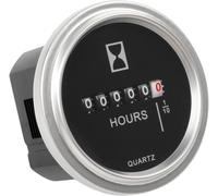 Mechanical Hourly Meter,DC 6V to 80V,Accumulate TOT Hours for Lawn Mower Golf Cart Tractor Generator Scrubber Marine ATV Motor Compressor and other Powered (DC)