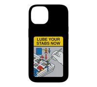Mechanical Keyboard Builder Lube Your Stabs Now Coque pour iPhone 14