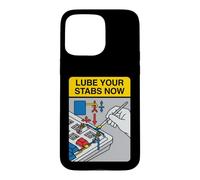 Mechanical Keyboard Builder Lube Your Stabs Now Coque pour iPhone 15 Pro Max