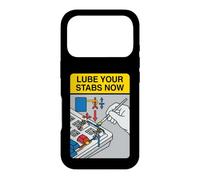 Mechanical Keyboard Builder Lube Your Stabs Now Coque pour iPhone 17 Pro
