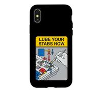 Mechanical Keyboard Builder Lube Your Stabs Now Coque pour iPhone X/XS