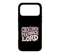 Mechanical Keyboard Click Clack Feedback Lord Coque pour iPhone 17 Pro Max