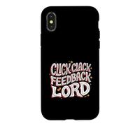 Mechanical Keyboard Click Clack Feedback Lord Coque pour iPhone X/XS