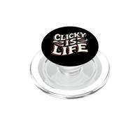 Mechanical Keyboard Clicky is Life PC Gamer PopSockets PopGrip pour MagSafe