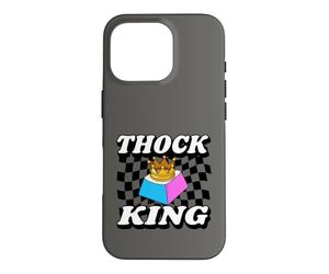 Mechanical Keyboard Enthusiast Thock King Custom Keeb Coque pour iPhone 16 Pro