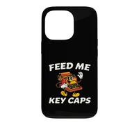 Mechanical Keyboard Feed Me Key Caps Retro Typist Coque pour iPhone 13 Pro