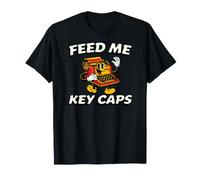 Mechanical Keyboard Feed Me Key Caps Retro Typist T-Shirt