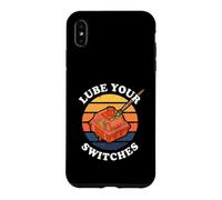 Mechanical Keyboard Lube Your Switches Keeb Builder Retro Coque pour iPhone XS Max