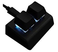 Mechanical Keyboard Mini | 2 Keys Programmable Keyboard,Programming Macro Keys Backlit Updated Red Switch with 4.9ft Type-C USB Cable